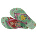 HAVAIANAS KIDS SLIM PRINCESS Dievčenské žabky, svetlo zelená, veľkosť 31/32