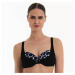 Style Hermine Vrchný diel plaviek - Vrchný diel 8438-1 schwarz/pool blue - Anita Classix