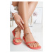 Koralové gumené sandále Fashion Sandal VIII