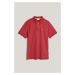 POLOKOŠEĽA GANT REG CONTRAST PIQUE SS POLO IRON RED