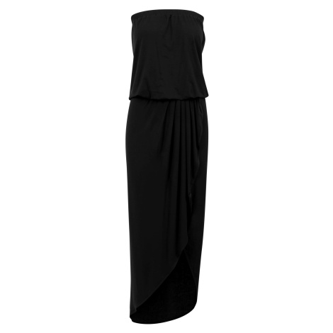 Women's Bandeau Viscose Dress Black