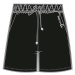 WOMEN'S SHORTS L-SH-4009 BLACK