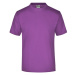 James&amp;Nicholson Unisex tričko JN001 Purple