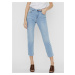 Light blue straight fit jeans Noisy May Jenna - Women