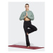 Adidas Mikina Yoga Studio Crop Sweatshirt HR5086 Zelená Loose Fit