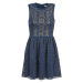 Manoush  NEOPRENE  Krátke šaty Modrá