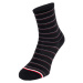Tommy Hilfiger WOMEN SHORT SOCK 2P PREPPY Dámske ponožky, čierna, veľkosť