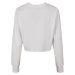 Build Your Brand Dámsky crop top BY131 White