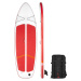 Nafukovací skladný paddleboard Compact L pre začiatočníkov bielo-červený