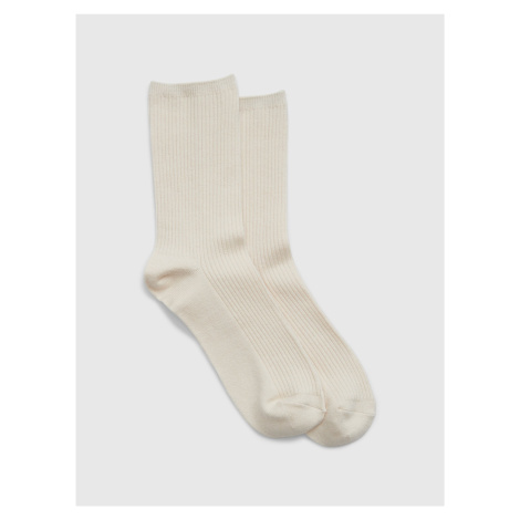 Krémové dámske ponožky Gap