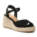 Castañer Espadrilky Thea Jute/001 023070-100 Čierna