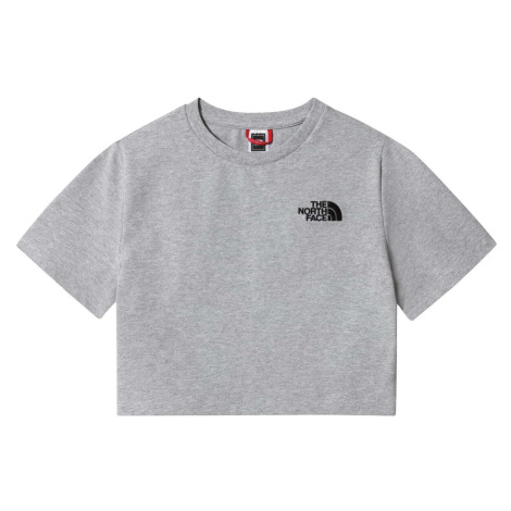 Top The North Face Crop T Grey