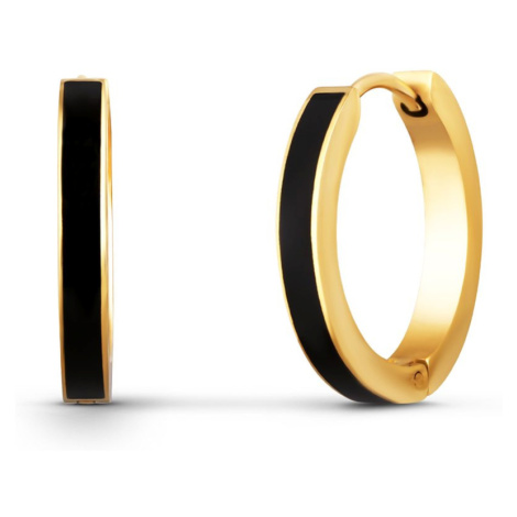 VUCH Gold Black Sara Earrings