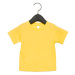 Canvas Detské tričko s krátkym rukávom CV3001B Yellow