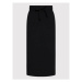 Vero Moda tepláková sukňa Renew 10264006 Čierna Regular Fit