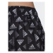 Adidas Plavecké šortky Logo Print CLX Swim Shorts Very Short Length HT4345 Čierna Regular Fit