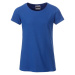 James & Nicholson Klasické dievčenské tričko z biobavlny 8007G - Kráľovská modrá