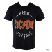 Tričko metal ROCK OFF AC-DC Logo High Voltage Čierna