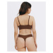 Organic Basics Naked Rib Thong 3-pack Black / Walnut / Hazelnut