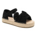 DeeZee Espadrilky CSS20378-01 Čierna