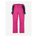Ružové dievčenské zateplené softshellové nohavice LOAP Lomec
