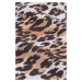 ŠATY GANT D2. LEOPARD JACQUARD JERSEY DRESS RICH BROWN