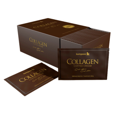 Kompava Collagen Coffee Cream, 30 x 6 g