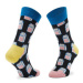 Happy Socks Vysoké detské ponožky KMIL01-9300 Čierna