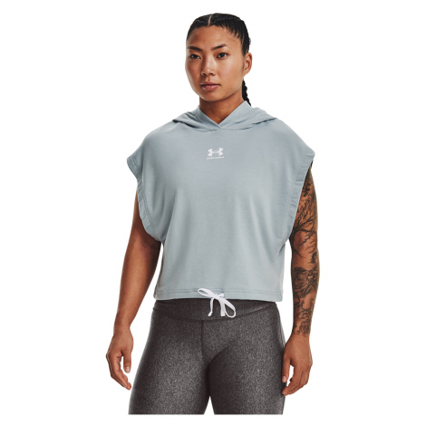 Mikina Under Armour Rival Terry Ss Hoodie Blue