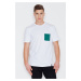 Pánské tričko model 16578364 White XXL - Visent