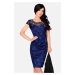 Dámske oblečenie Merribel Merribel_Dress_Dani_Navy_Blue