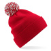 Beechfield Unisex zimná čiapka B450R Classic Red