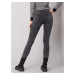 TMAVOSIVÉ DÁMSKE SKINNY DŽÍNSY NM-SP-L56.71-GRAY