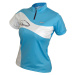 HAVEN Cyklistický dres s krátkym rukávom - COMTESS - modrá/biela