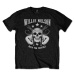 Willie Nelson tričko Skull Čierna