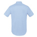 SOĽS Brisbane Fit Pánska košeľa s krátkym rukávom SL02921 Sky blue