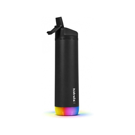 HidrateSpark Steel – smart fľaša so slamkou, 620 ml, čierna