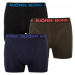 3PACK men's boxers Bjorn Borg multicolored