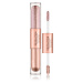 Makeup Revolution Eye Glisten tekuté očné tiene odtieň Adored By You 2 x 2.2 ml