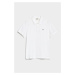 POLOKOŠEĽA GANT REG SHIELD SS PIQUE POLO WHITE