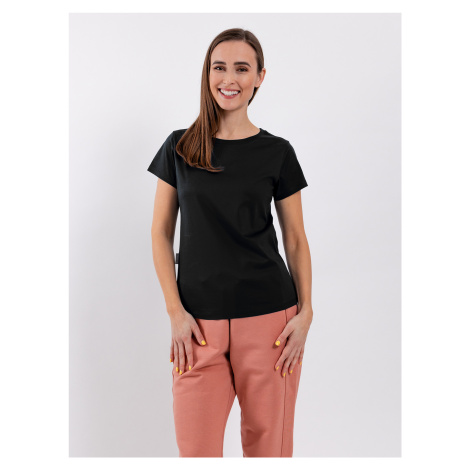 Dámske tričko s okrúhlym výstrihom Be Lenka Essentials - Jet Black