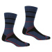 Pánske ponožky Regatta RMH045 Samaris S9H tmavo modré Modrá 43-47