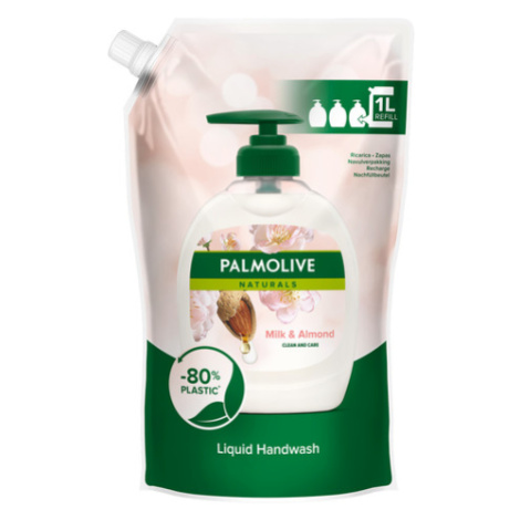 Palmolive Natural Milk & Almond tekuté mydlo náplň 500 ml