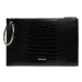 Calvin Klein Kabelka Ck Ring Clutch_Croco K60K612180 Čierna