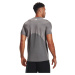 Tričko Under Armour Hg Armour Fitted SS Tee Carbon Heather/ Black XXL