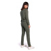 Dámské teplákové kalhoty model 13782159 olivovo zelená S36 - BeWear
