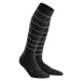 CEP WP405Z Compression Tall Socks Reflective Black II Bežecké ponožky