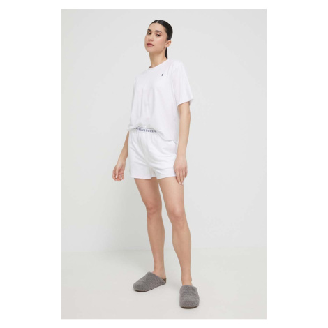 Pyžamo Polo Ralph Lauren dámska,biela farba,4P8029