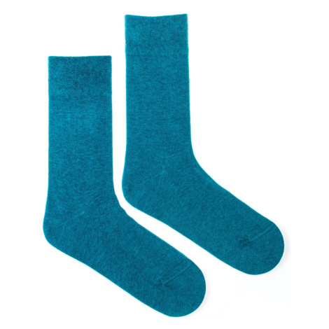 Ponožky Klasik melír modrý Fusakle