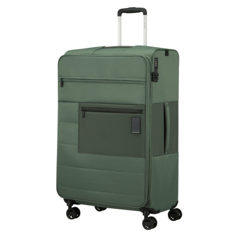 Samsonite Látkový cestovní kufr Vaycay L EXP 104/112 l - zelená